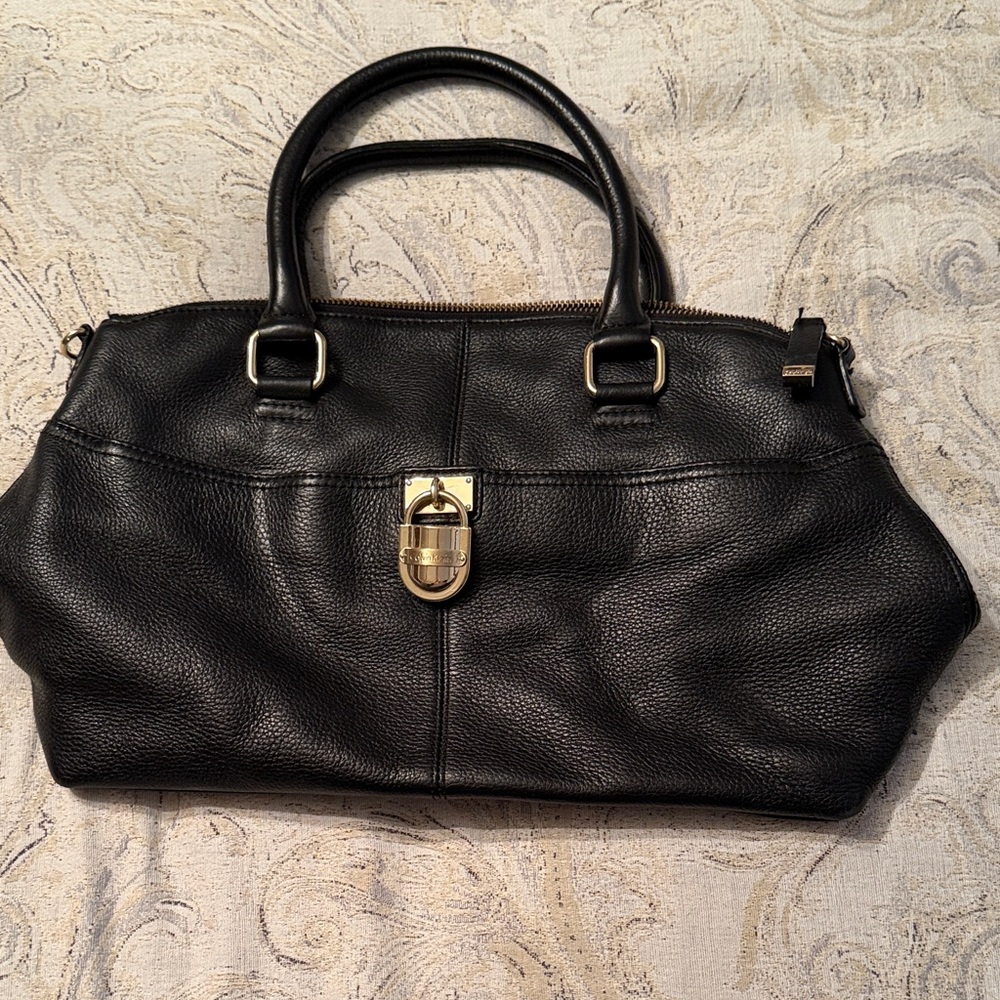 Black Leather Handbag